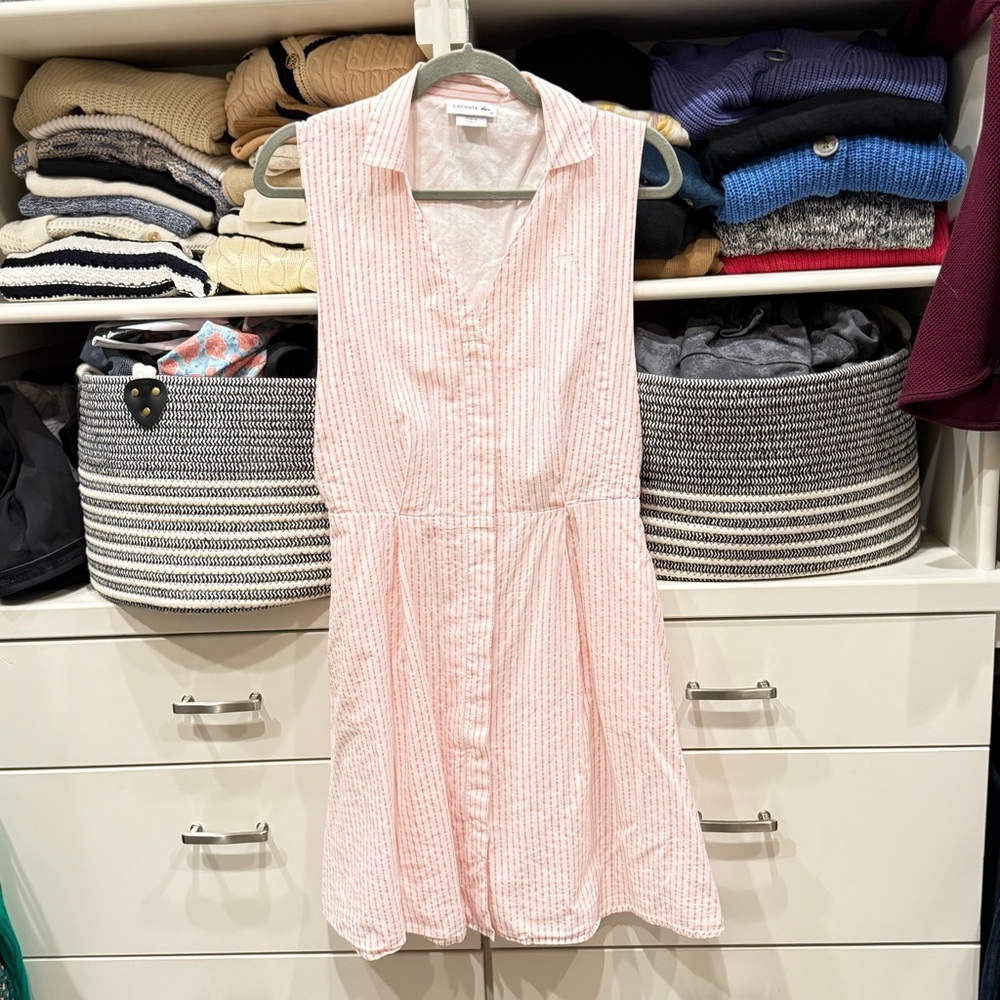 Lacoste Pink Mini Dress